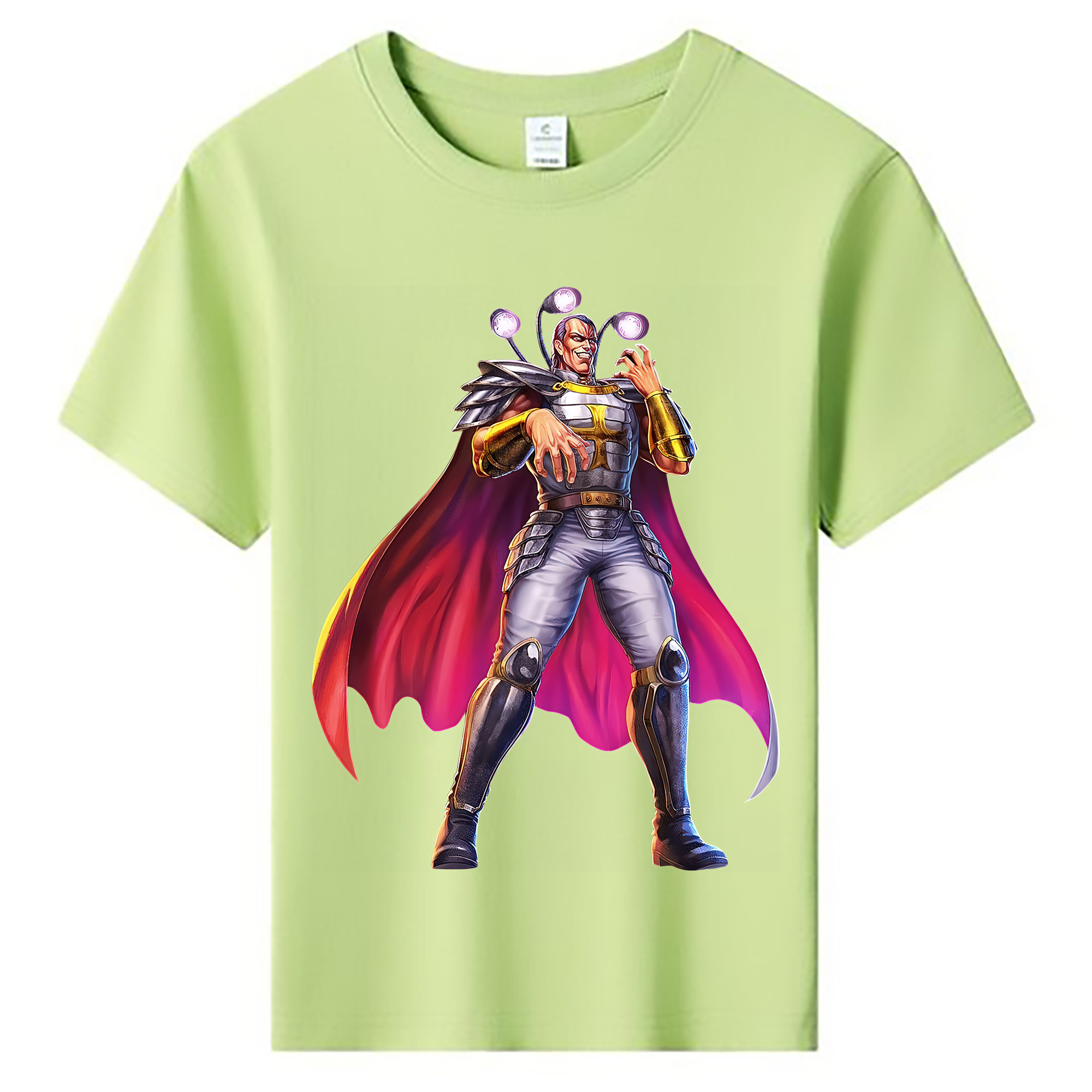 （画像用） 北斗の拳 Fist of the North Star 綿100％キッズTシャツ（フロントプリント）